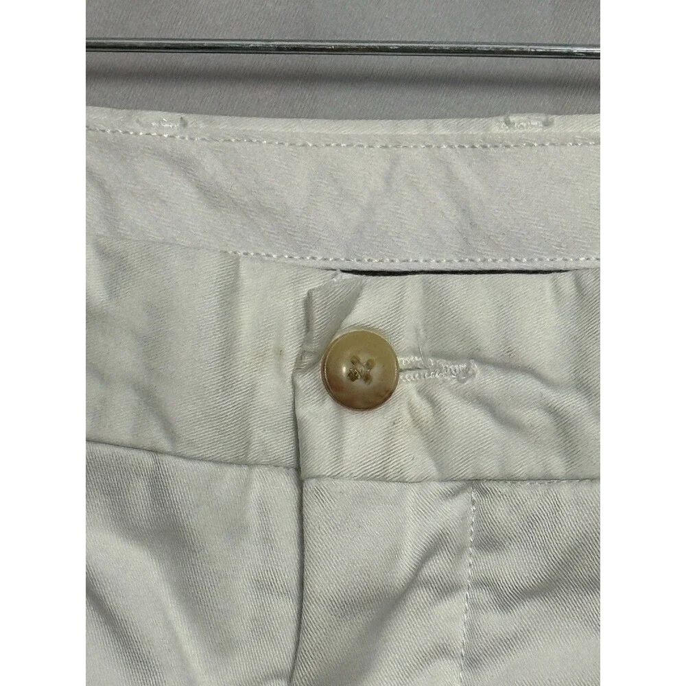 Polo Ralph Lauren All Over Pony Stretch Classic Fit Chino Shorts Mens 34 White